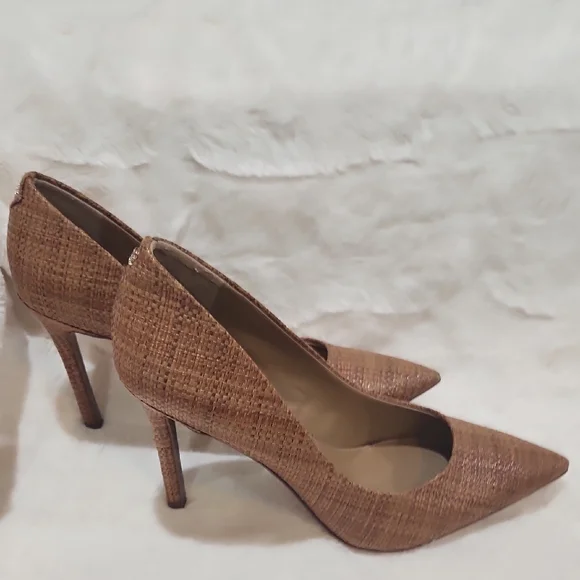 Sam Edelman Textured Brown Heels - Picture 5 of 7
